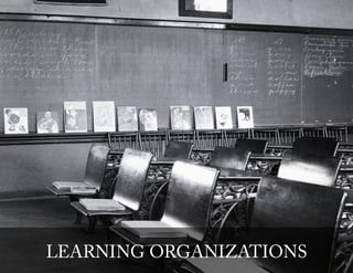 LEARNING ORGANIZATIONS
 