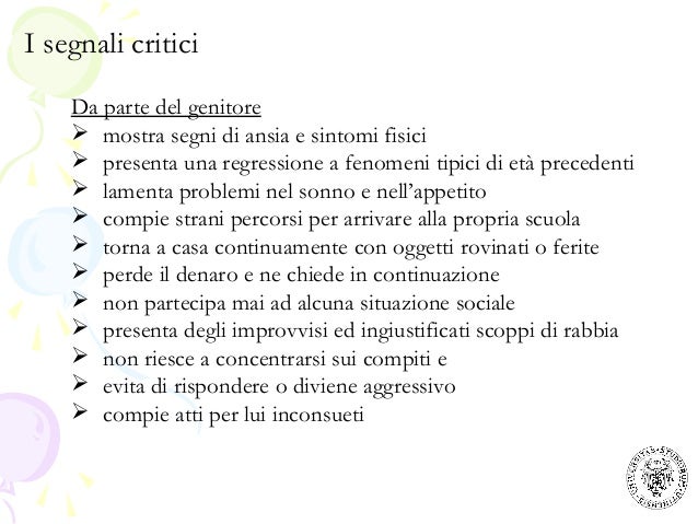 Esempio Di Relazione Alunno Problemi Comportamentali