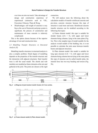 Problem In Design Transfer Beam for high rise building | PDF