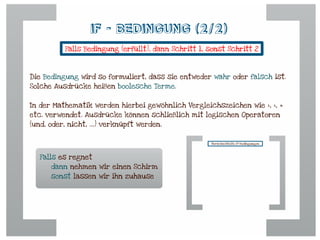 Problemlösung, Algorithmus und grafische Darstellung