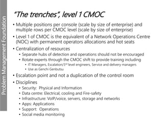 Compute Cmoc Problem management foundation - Mission control | PPTX
