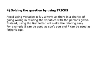 Problem on Ages.ppt