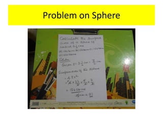 Problem on Sphere
 