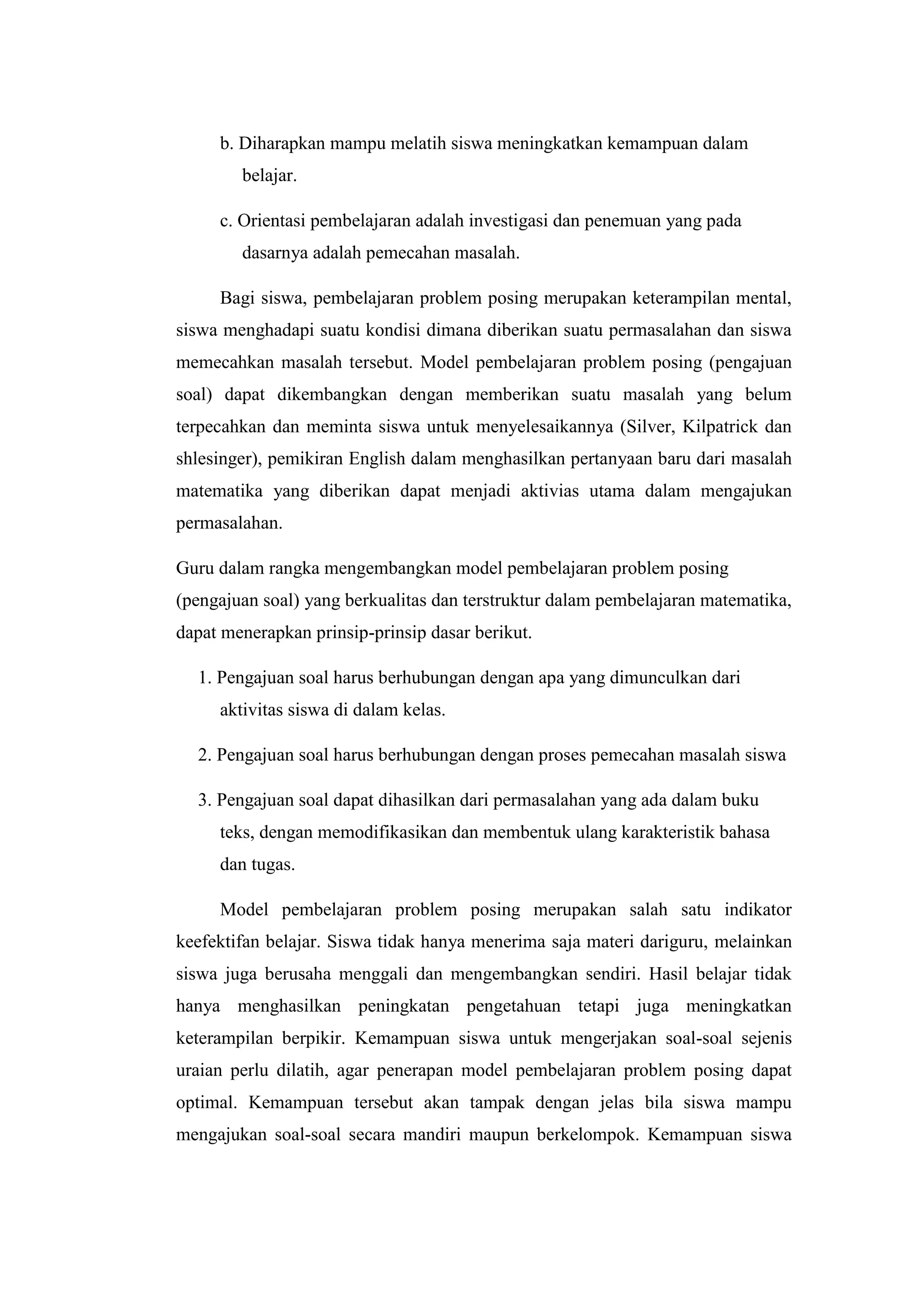 Problem Posing PDF Problem posing pdf