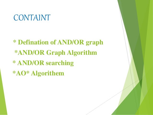 Problem reduction AND OR GRAPH & AO* algorithm.ppt