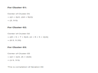 CS 402 DATAMINING AND WAREHOUSING -PROBLEMS