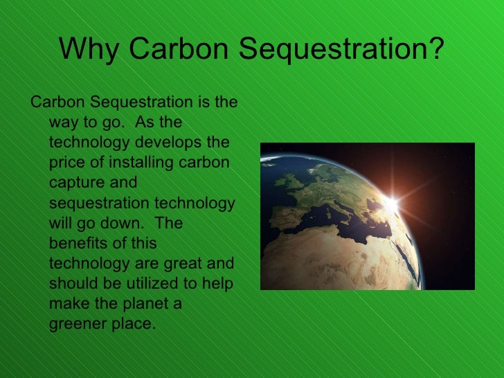 Problems And Benefits Of Carbon Sequestration