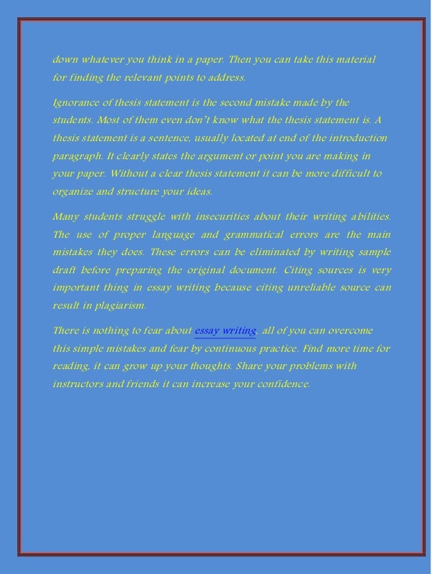 Causes of writing difficulties image