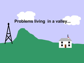 Problems living  in a valley...   