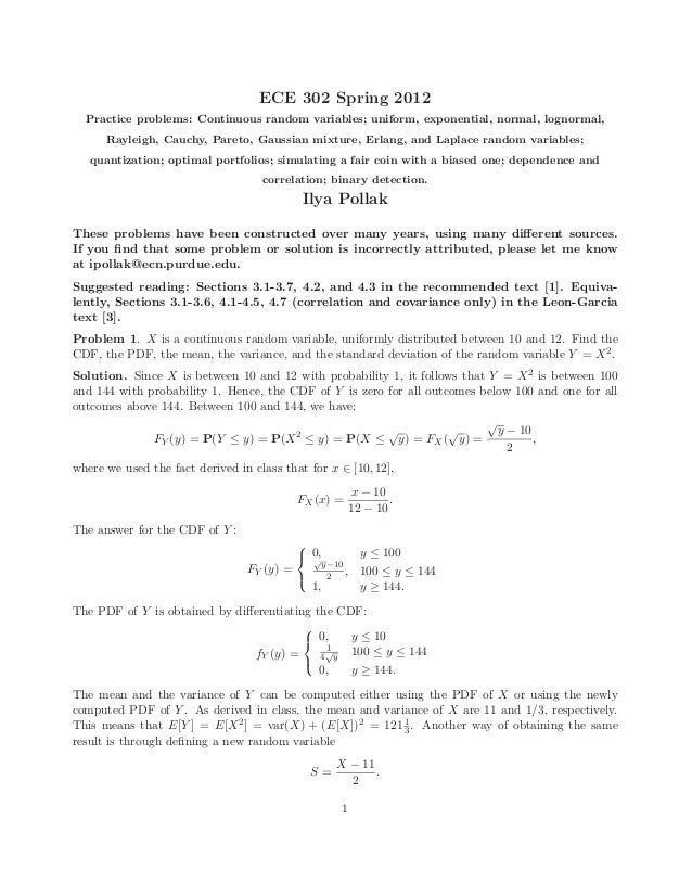Problems And Solutions 4 Problems And Solutions 4