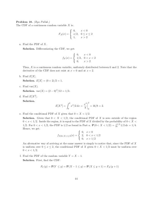 Problems And Solutions 4