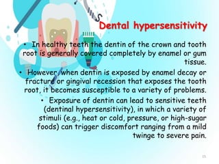 Problems associated with the oral cavity | PPTX