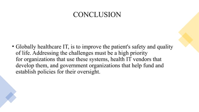 Problems & constraints in Healthcare information technology.pptx