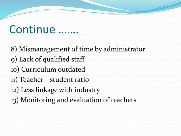 Problems In Curriculum Implementation PPT