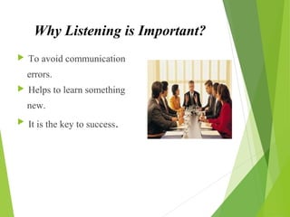 Problems in listening | PPT