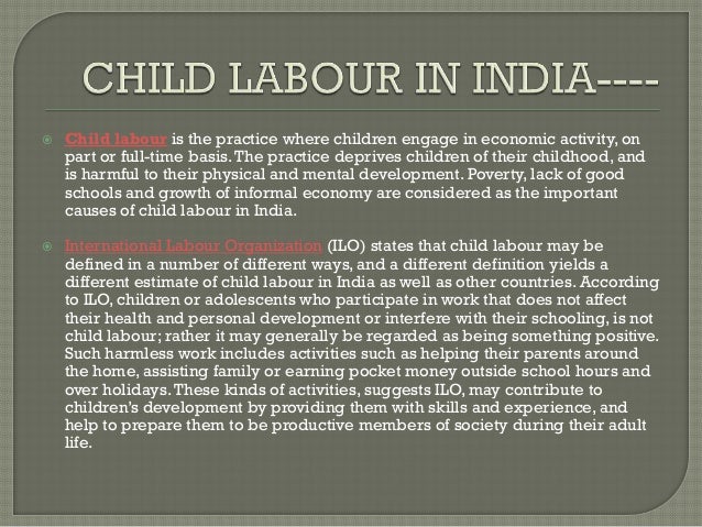 Essay on child labour in india