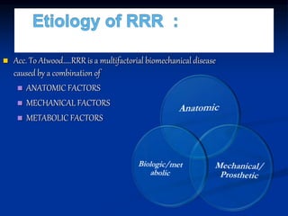 Systemic Factors For Rrr problems of residual alveolar ridge.ppt