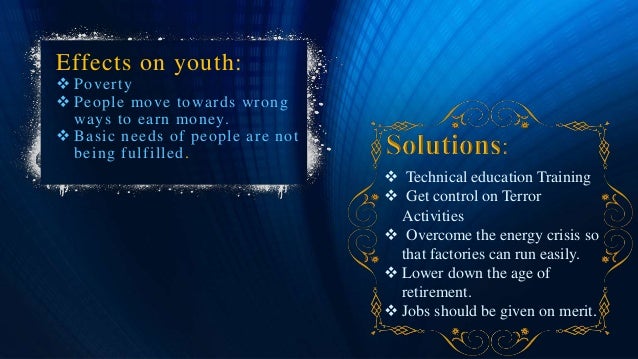 youth their problems and solutions speech