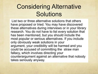 Problem solution essay | PPTX