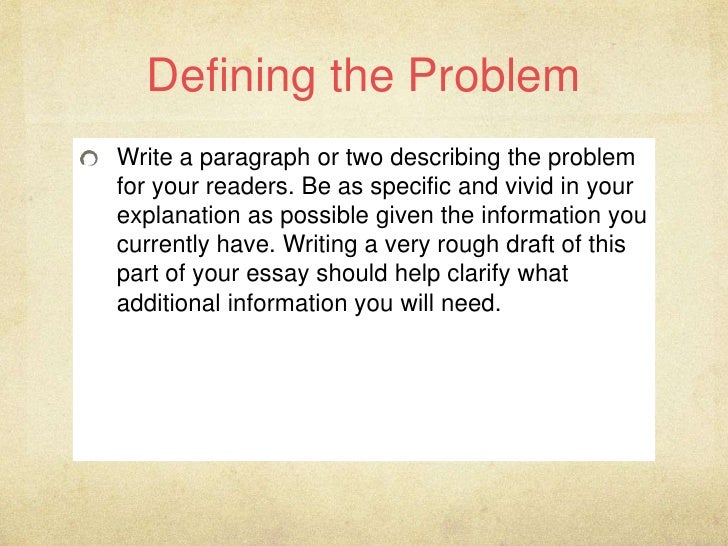 What are some easy problem solution essay topics? | yahoo 