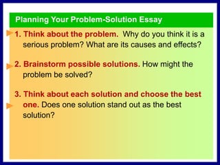 Problem Solution Essay | PPTX