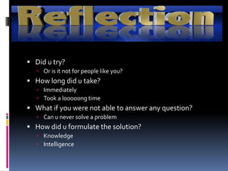 Problem solving | PPT