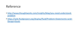 Problem statement and Design Solution | PPTX