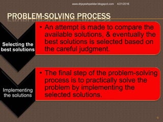 Problem solving | PPSX