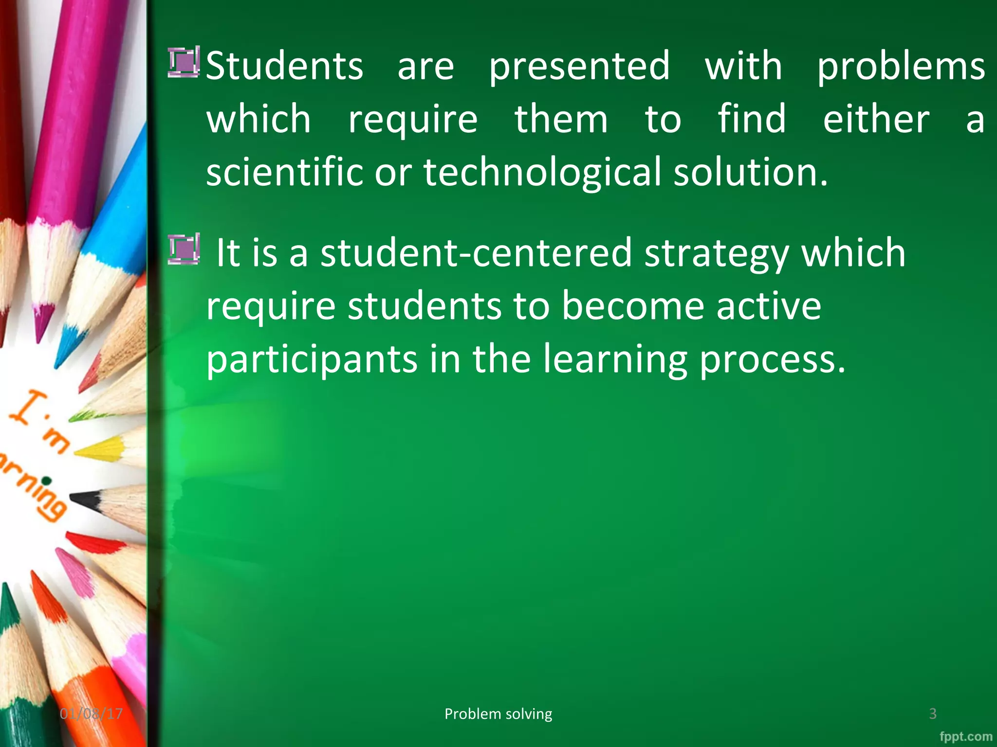 Problem solving method | PPT