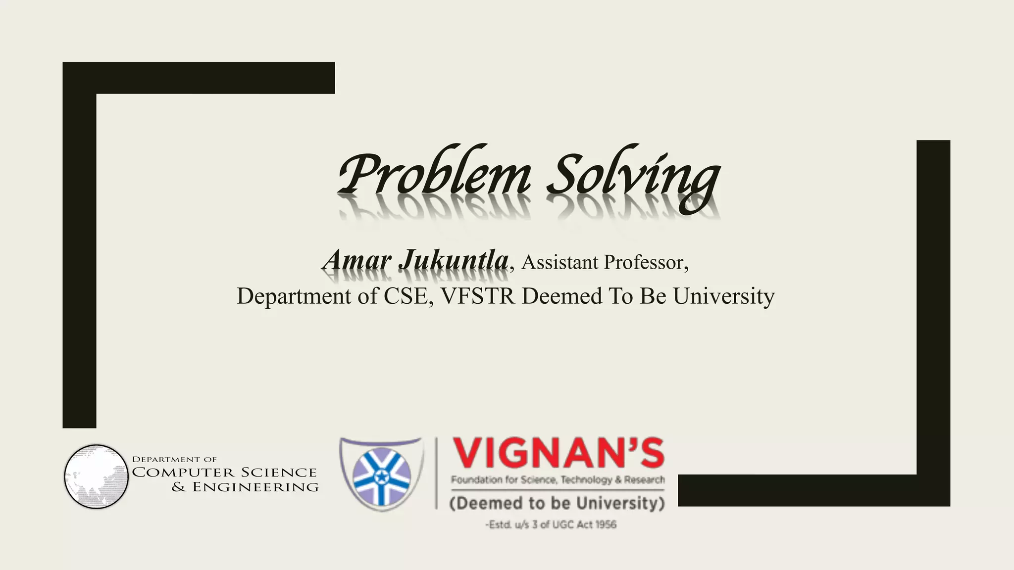 Problem Solving | PPT