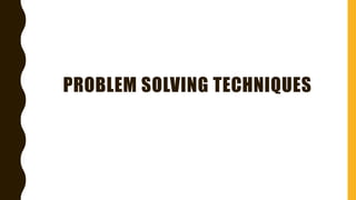 Problem solving | PPTX | Games and Puzzles | Hobbies & Interests