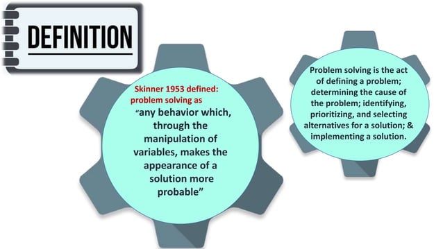 Problem solving cognitive psychology