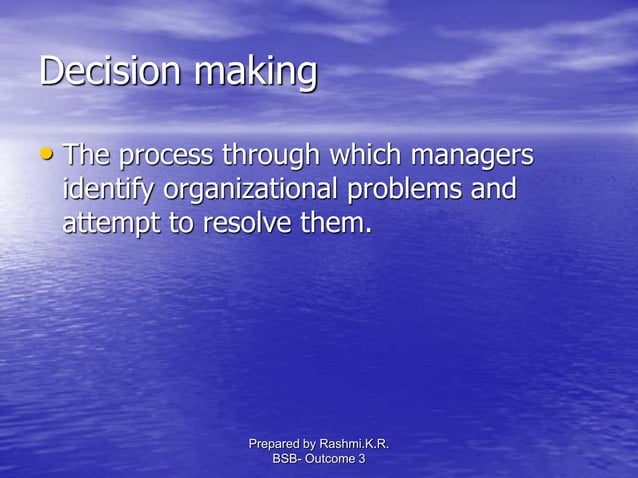 Problem solving and Decision making.ppt | Education
