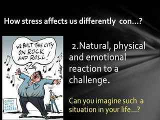 Problem solving and stress management
