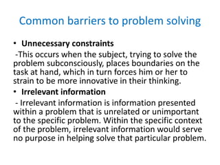 Problem Solving Basics | PPT