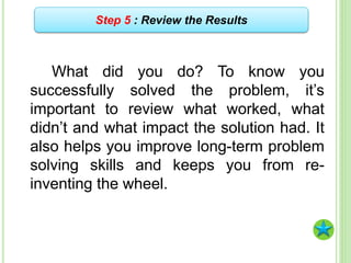 Problem solving technique , strategies | PPSX