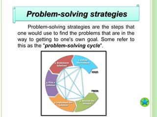 Problem solving technique , strategies | PPT