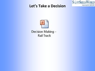 Let’s Take a Decision
 