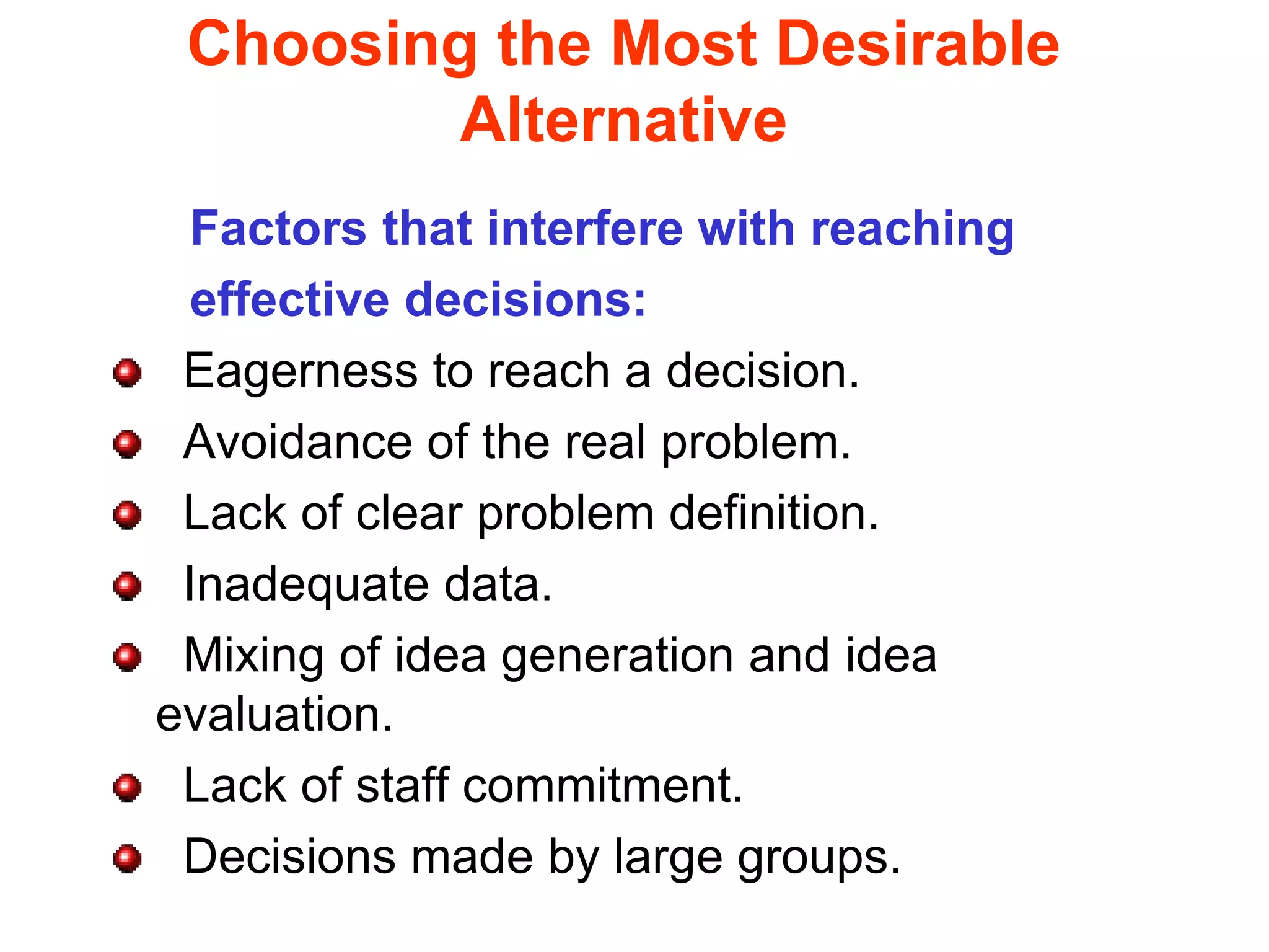 Problem solving &Decision Making | PPT