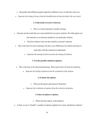 7 step Problem solving cycle project report