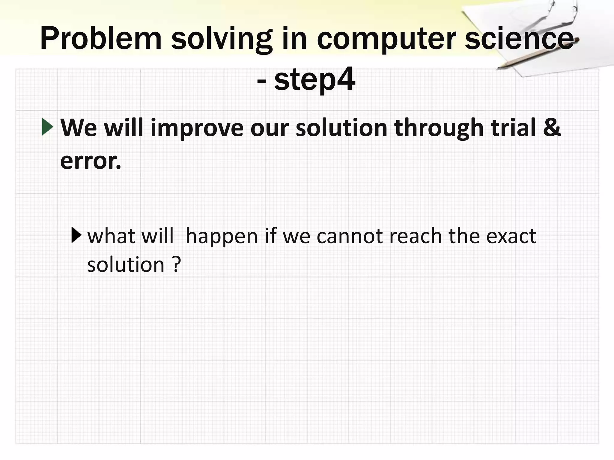 Problem solving strategies in mathematics and computer science | PPTX