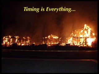 Timing is Everything...
 