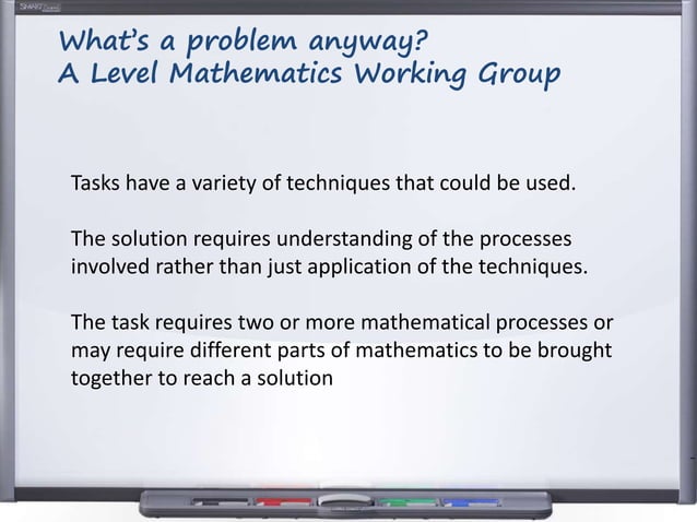 Problem solving in mathematics | PPT