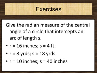 Radial Idea Example Problem Solving Problem Solving Involving Angles | PPTX