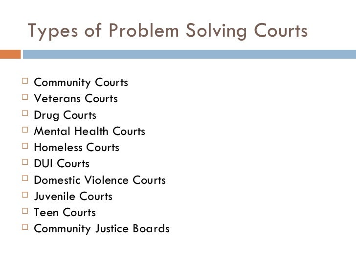 pa problem solving courts