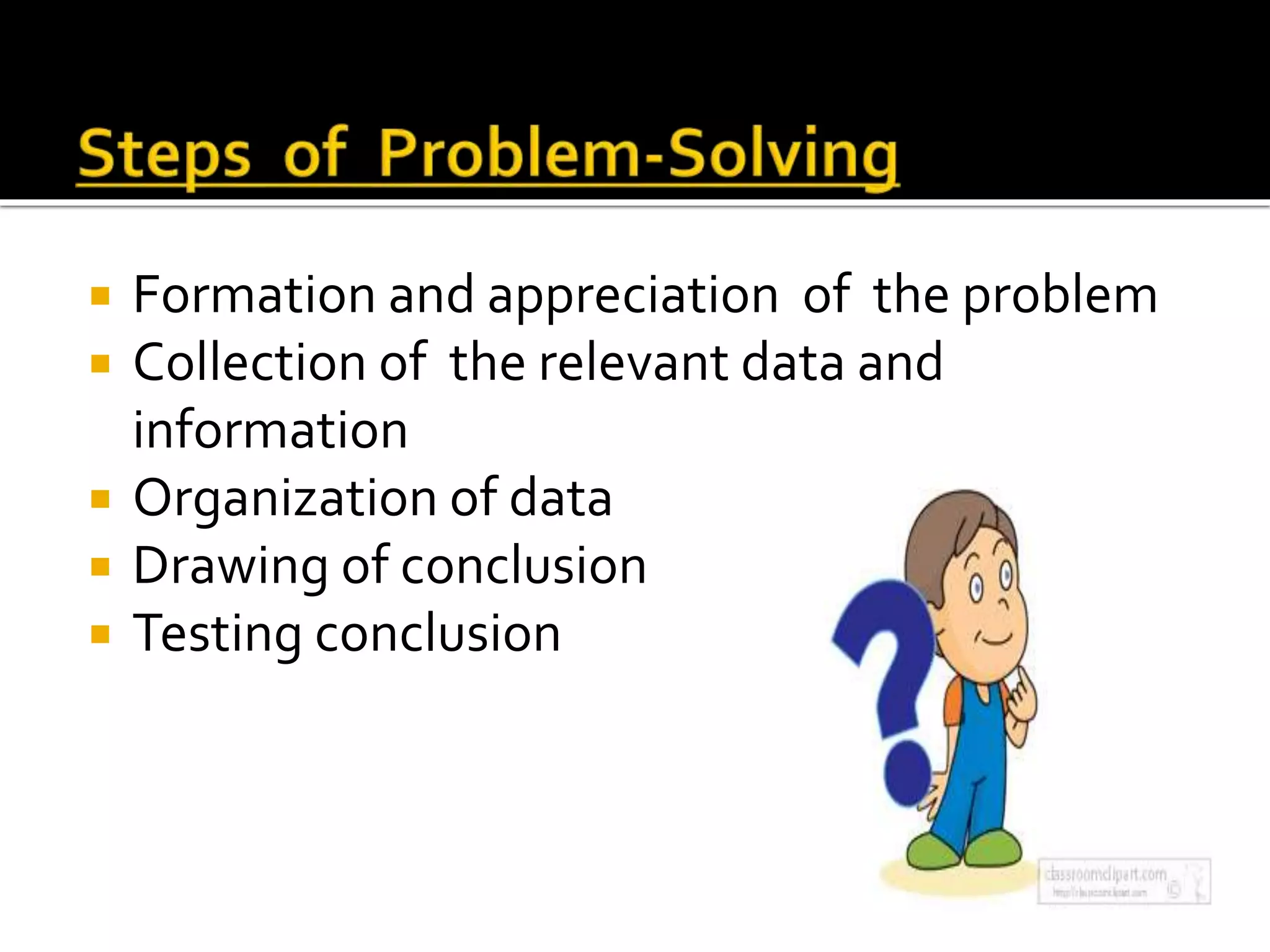 Problem solving methods | PPT