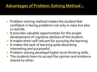 Problem solving methods | PPT