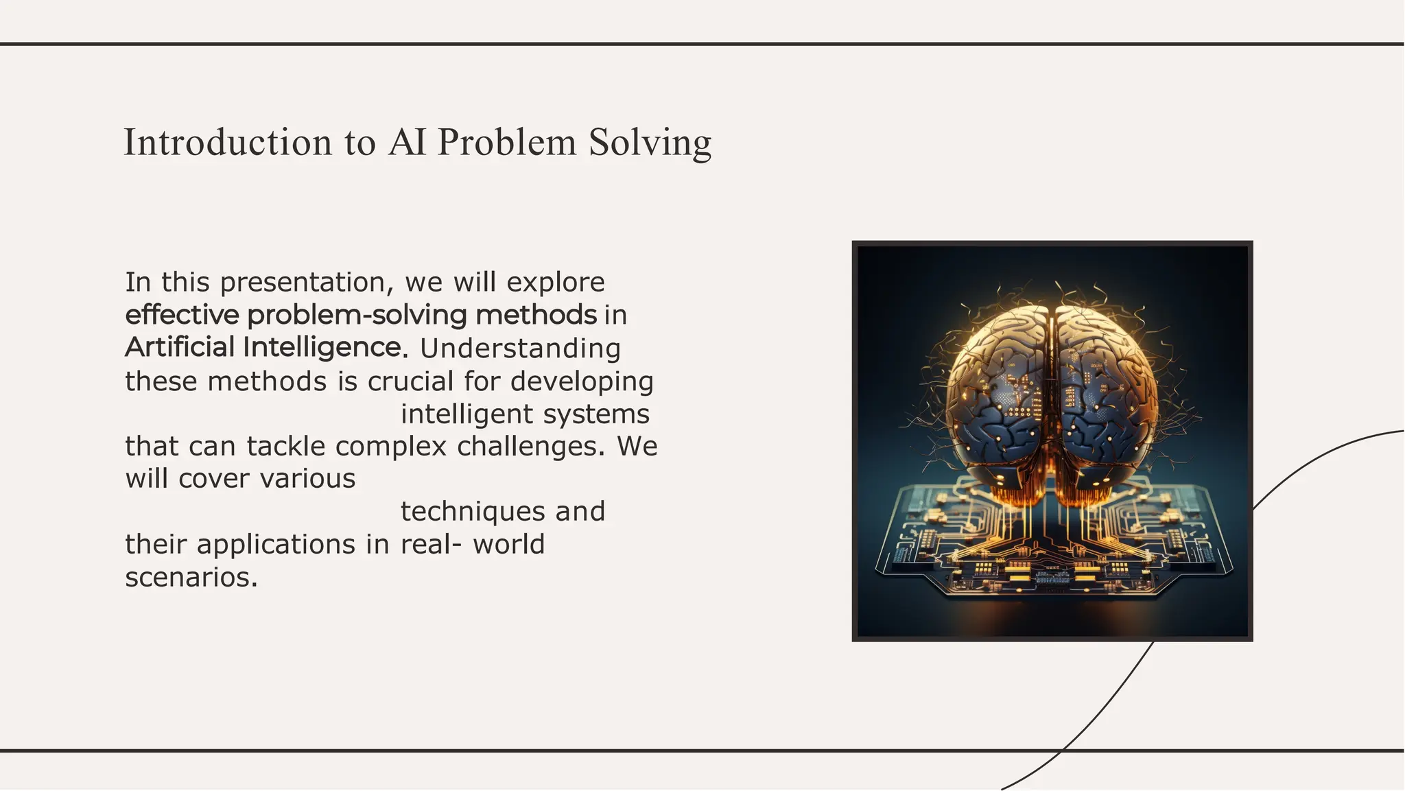 Problem solving methods in artificial intelligence 1 pptx