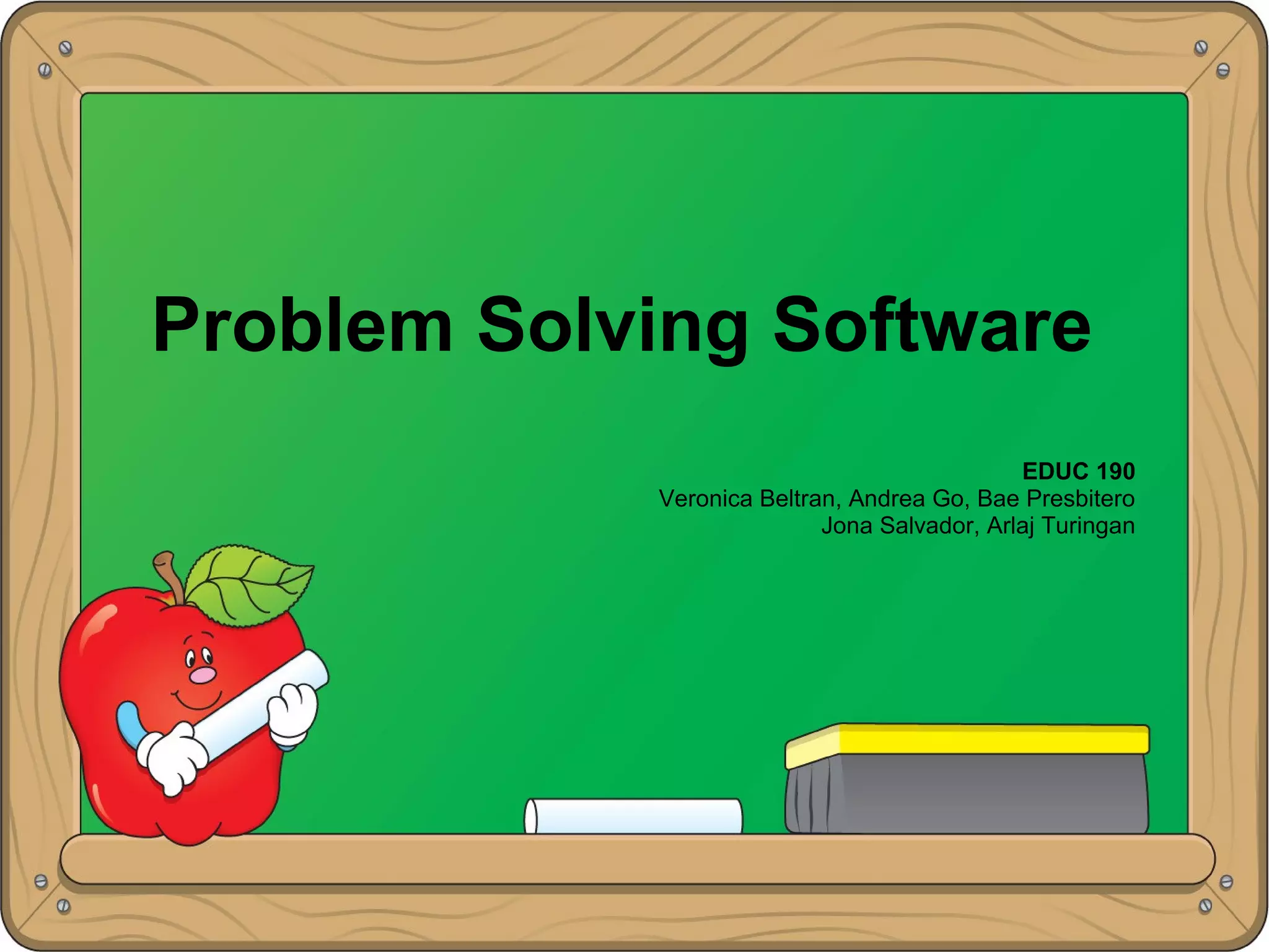 Problem solving presentation | PPT