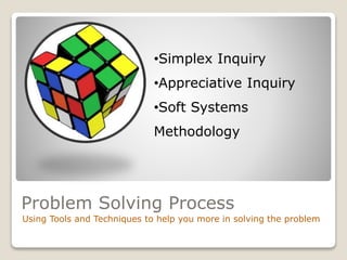 Problem Solving Skill Process Tool Problem solving skills | PPTX